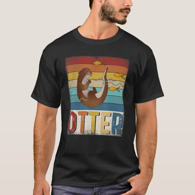 Otter Vintag T-Shirt (Vorderseite)