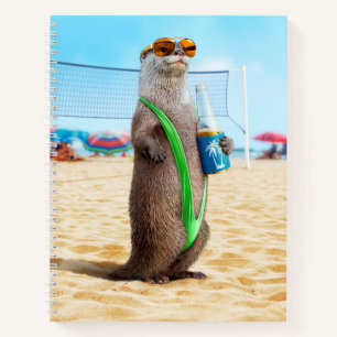 Otter Wearing Mankini Notizbuch