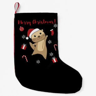 Otter Weihnachtsschnee Wintertiere Otter Kleiner Weihnachtsstrumpf