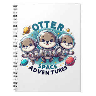 Otter Weltraum Abenteuer Notizblock