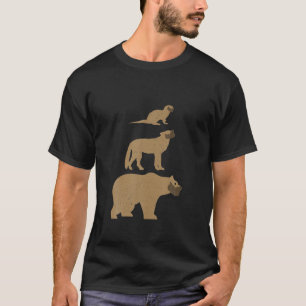 Otter Wolf Bear Gay Slang LGBT Pride T-Shirt