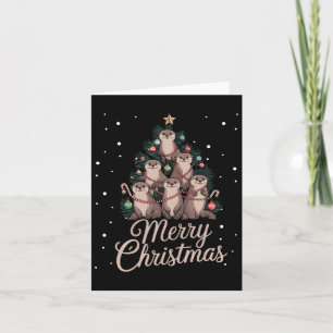 Otter Xmas Tree Otter Weihnachtsbaum Frohe Weihnac Karte