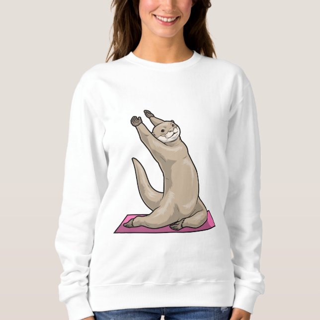 Otter Yoga Sweatshirt (Vorderseite)