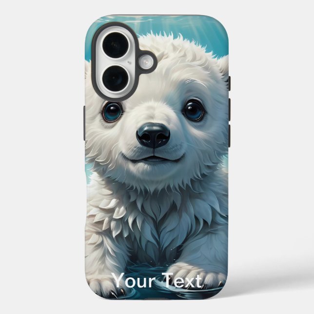 Otterbox Bärenaufstand auf einer Eisberger Tierwel Case-Mate iPhone Hülle (Rückseite)