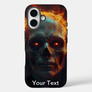 Otterbox Inferno Schädel: Die ewige Flamme iPhone 16 Hülle