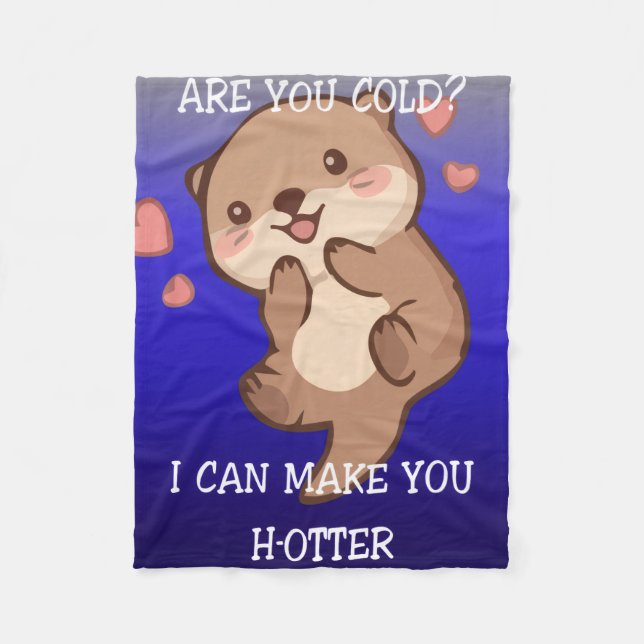 Otterdecke Fleecedecke (Vorderseite)