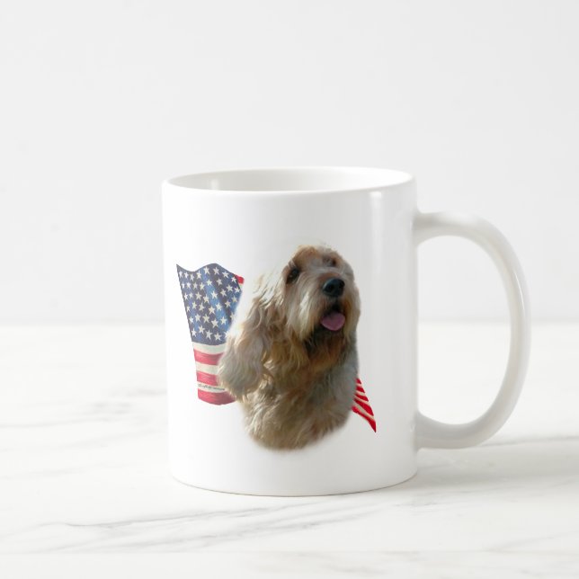 Otterhound-Flagge Kaffeetasse (Rechts)