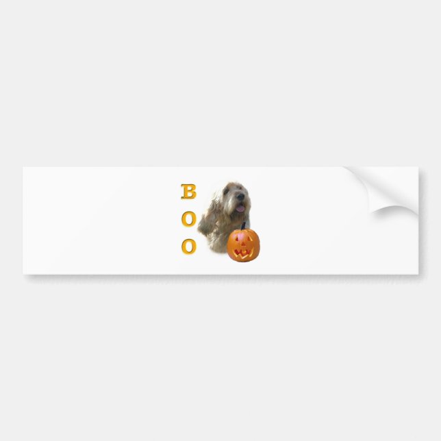 Otterhound Halloween BOO Autoaufkleber (Vorne)