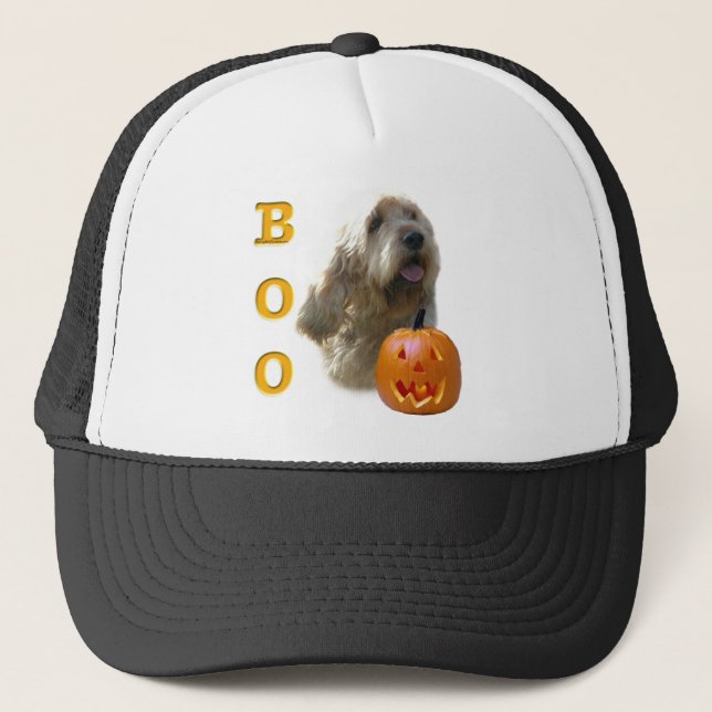 Otterhound Halloween BOO Truckerkappe (Vorderseite)