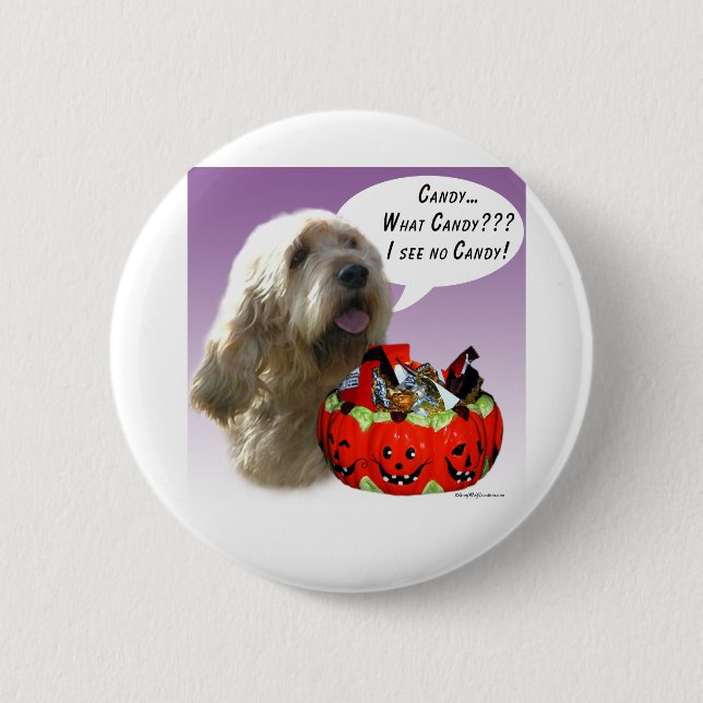 Otterhound Halloween Candy Button (Vorderseite)