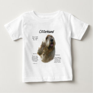 Otterhound History Design Baby T-shirt