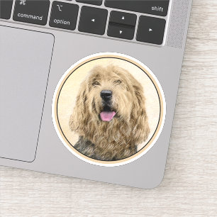Otterhound-Malerei - Niedliche Original Hunde-Kuns Aufkleber