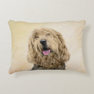Otterhound-Malerei - Niedliche Original Hunde-Kuns Dekokissen