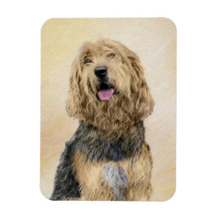 Otterhound-Malerei - Niedliche Original Hunde-Kuns Magnet