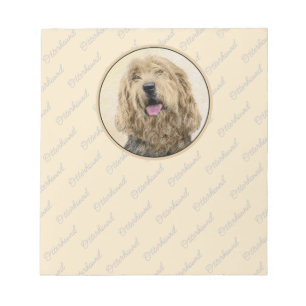 Otterhound-Malerei - Niedliche Original Hunde-Kuns Notizblock