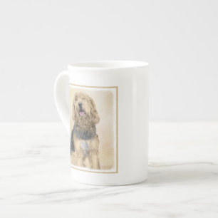Otterhound-Malerei - Niedliche Original Hunde-Kuns Prozellantasse