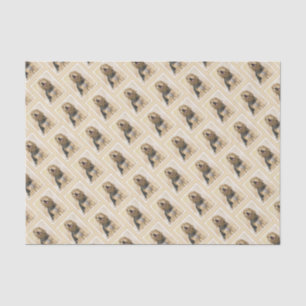 Otterhound-Malerei - Niedliche Original Hunde-Kuns Seidenpapier