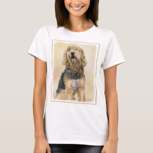 Otterhound-Malerei - Niedliche Original Hunde-Kuns T-Shirt