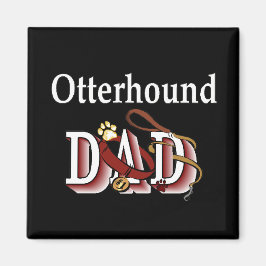 otterhound Papa Magnet