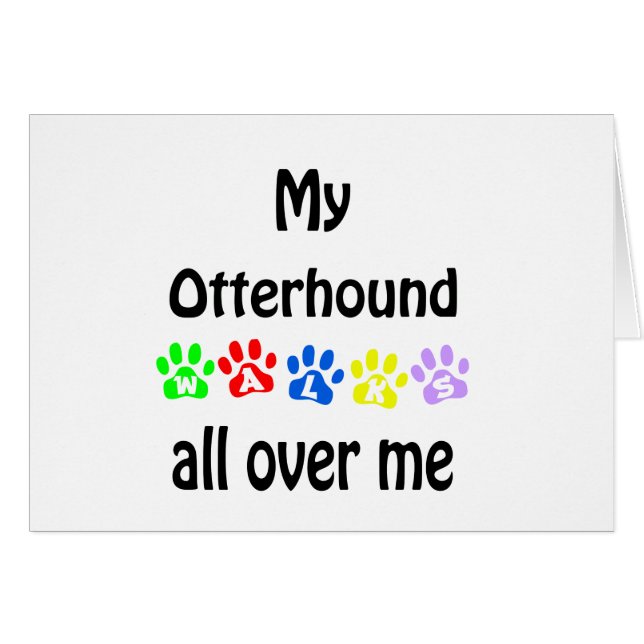 Otterhound Walking Design (Vorderseite (Horizontal))