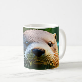 Otterly Adorable - AI Fantasy Digital Art Print Kaffeetasse