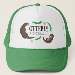 Otterly Ridiculous funny joke otter pun Truckerkappe