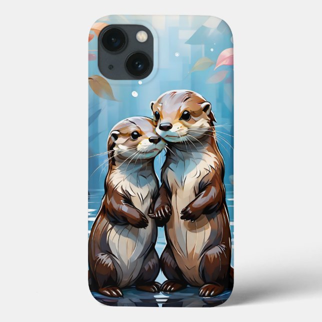 Otters Case-Mate iPhone Hülle (Rückseite)