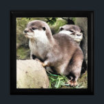OTTERS GESCHENKBOX<br><div class="desc">Ein Aquarelldesign aus zwei sehr niedlichen kleinen Ottern.</div>