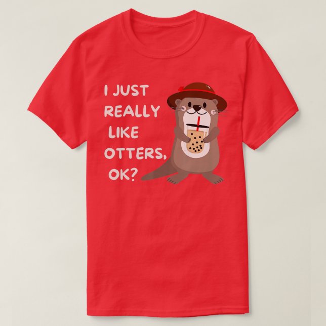 Otters Gift - Funny Otter T-Shirt (Design vorne)