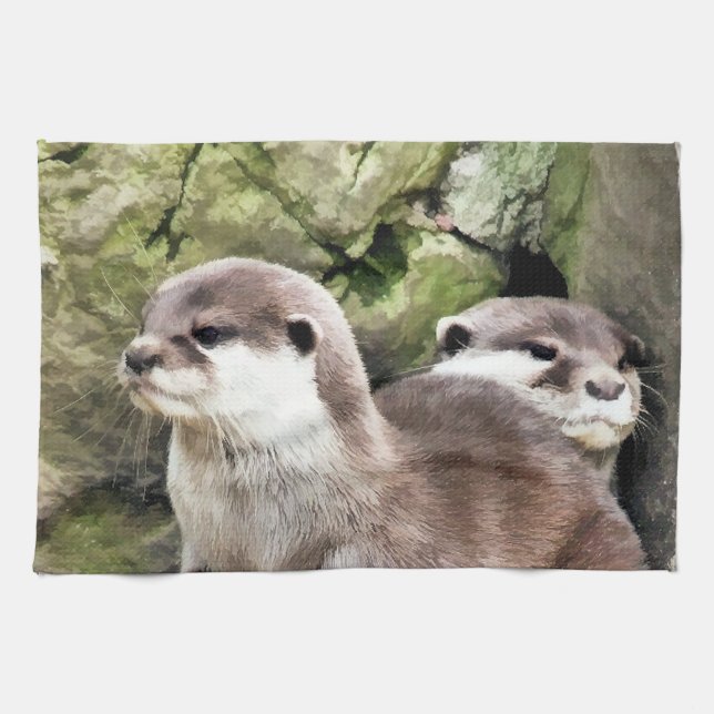 OTTERS HANDTUCH (Horizontal)