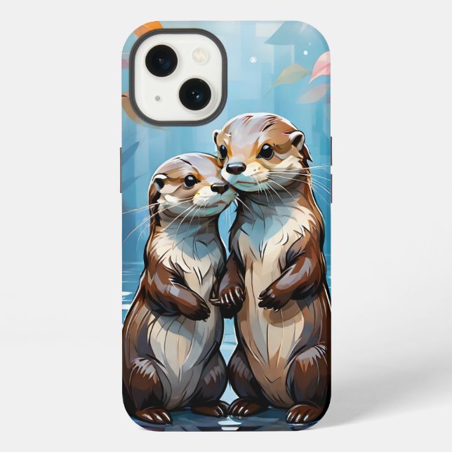 Otters iPhone Hülle (Rückseite)