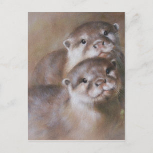 Otters Postkarte