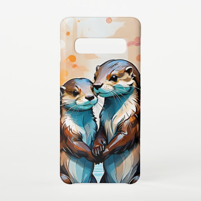 Otters Samsung Galaxy Hülle (Rückseite)