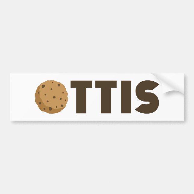 Ottis Cookie Autoaufkleber (Vorne)