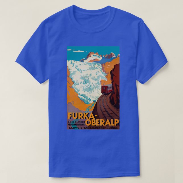 Otto Ernst Swiss 18841967 FurkaOberalp Schweiz T-Shirt (Design vorne)
