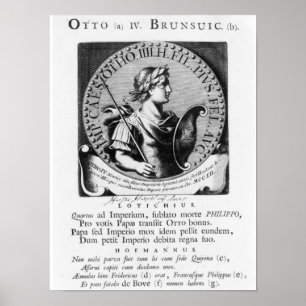 Otto IV von Brunswick Poster