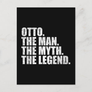 Otto Name, Otto der Mann der Mythos die Legende Postkarte