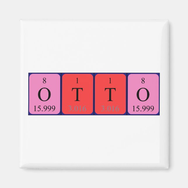 Otto-Periodenmagnet Magnet (Vorne)