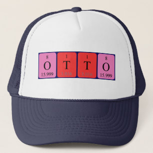 Otto Periodenname Truckerkappe