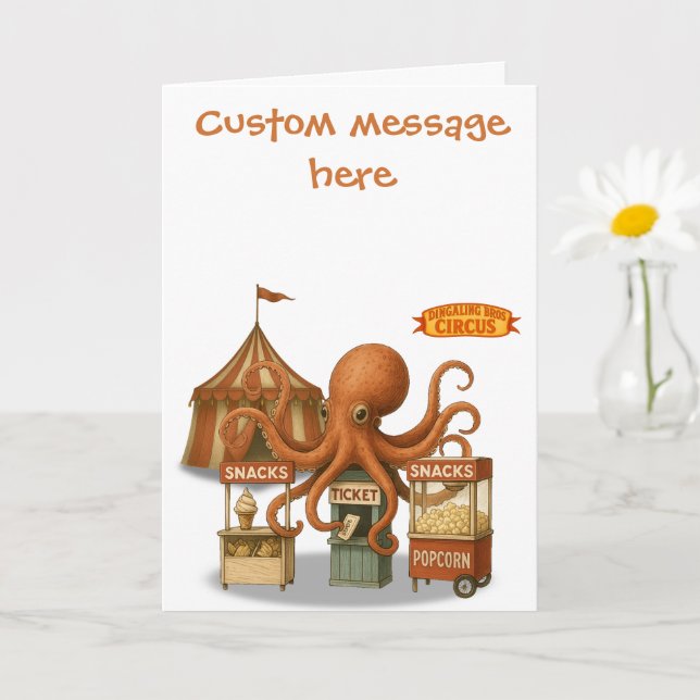 Otto’s circus snack shack karte (Kleine Pflanze)