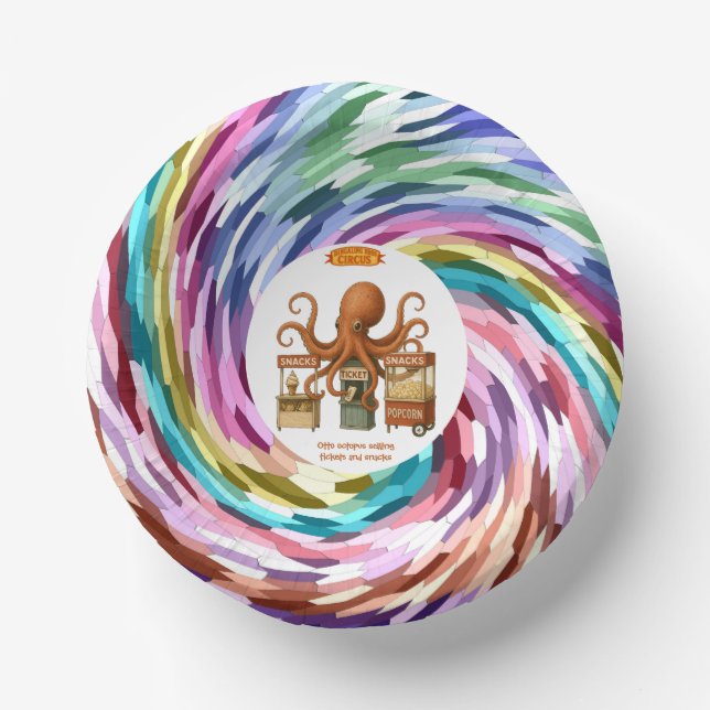 Otto’s circus snack shack pappteller (Vorderseite)