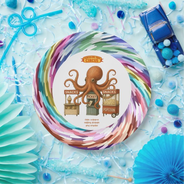 Otto’s circus snack shack pappteller (Party)