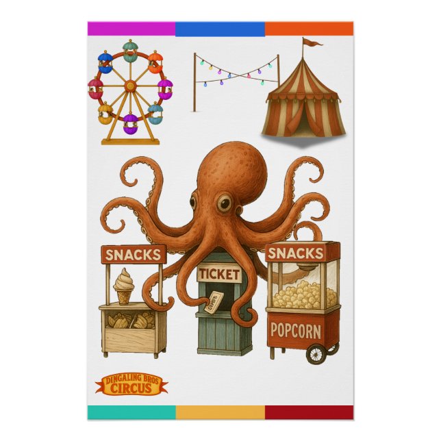 Otto’s circus snack shack poster (Vorderseite)