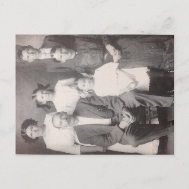 OTTO UND ANNA FABIANKE FAMILIE POSTKARTE (Vorderseite)