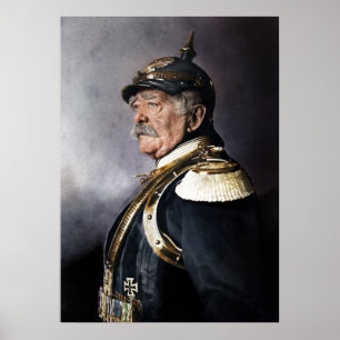 Otto von Bismarck 1894 Colorized Poster