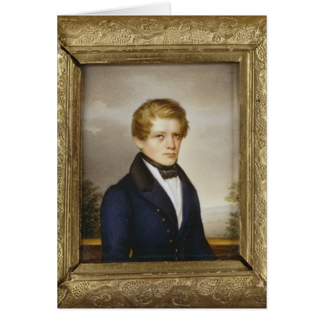 Otto von Bismarck als Student, 1833 (Vorne)