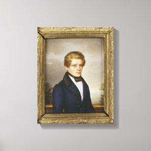 Otto von Bismarck als Student, 1833 Leinwanddruck