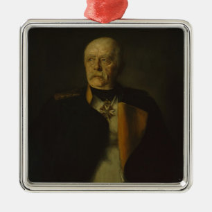 Otto von Bismarck, c.1890 Silbernes Ornament