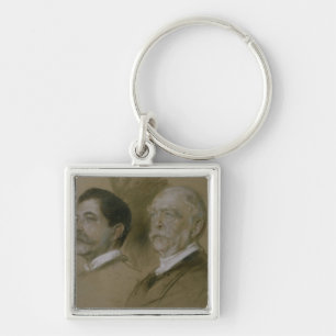 Otto von Bismarck und sein Sohn Herbert Schlüsselanhänger