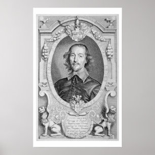 Otto von Guericke (1602-86) von "Portraits des Ho Poster